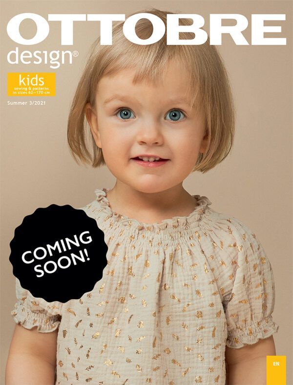 Ottobre Design Kids nr. 3/2021 engelsk symagasin.