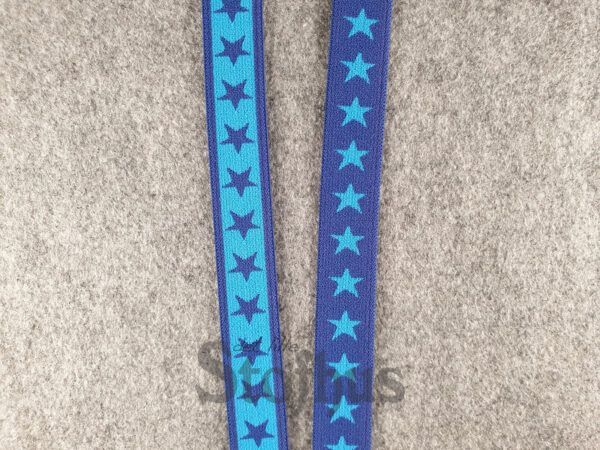 Boxershorts elastik i mørk blå 20 mm