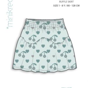 Minikrea 119 Nederdel med flæse – Papirmønster