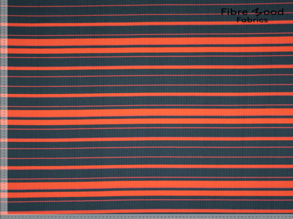 Fibre mood 25 strikket Bomuld/elastan yarn dyed rib 6x2